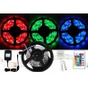 Barevný LED pás 5050 - 5 metrů - kompletní set