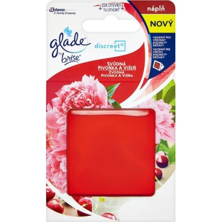 Glade Discreet náplň - Svůdná pivoňka a višeň 8 g