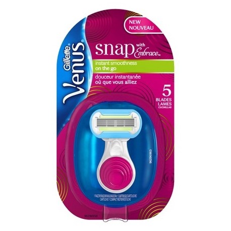 Gillette Venus Snap - holící strojek s praktickým pouzdrem
