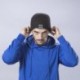 Sportovní čepice s Bluetooth - černá