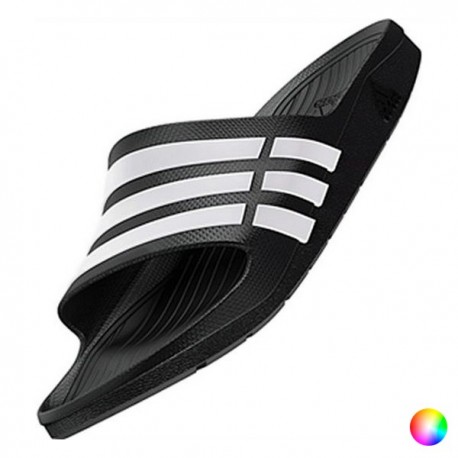 Pánské pantofle - Duramo Slide - černobílé - Adidas