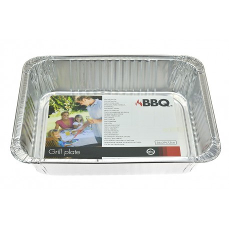 Grilovací hliníkový tácek BBQ - 36 x 29 x 7,5 cm