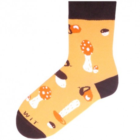 Unisex ponožky - houby - WiTSocks