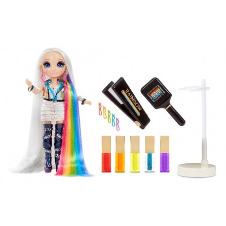 Panenka s vlasovým studiem Rainbow High - MGA
