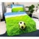 3D povlečení z mikrovlákna - fotbal - 140 x 200