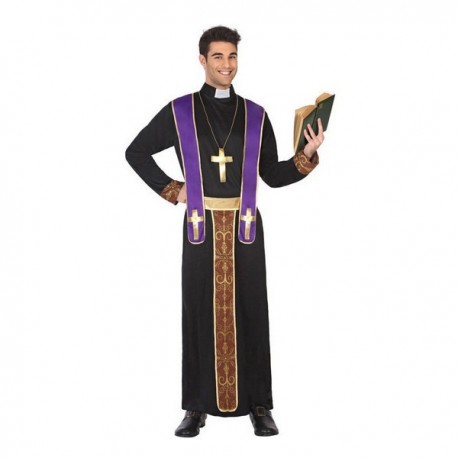 Kostým pro dospělé 117227 Farář Černý (3 Pcs) - XL