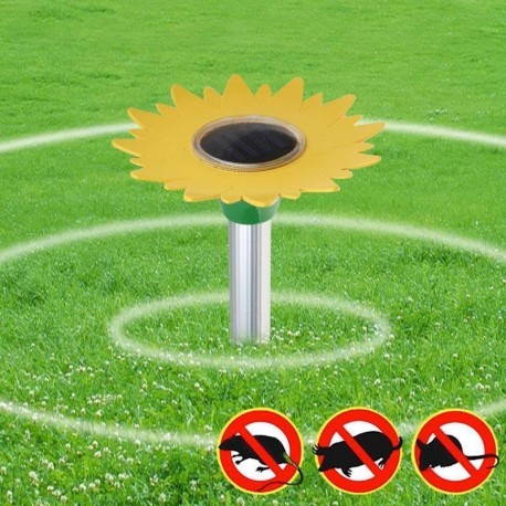 Solární odpuzovač krtků, myší a dalších škůdců