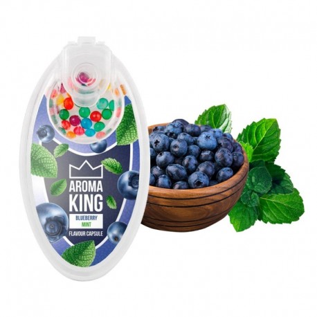 Praskací kuličky Aroma King - Borůvka s mátou - 100 ks Praskací kuličky Aroma King - Borůvka s mátou - 100 ks