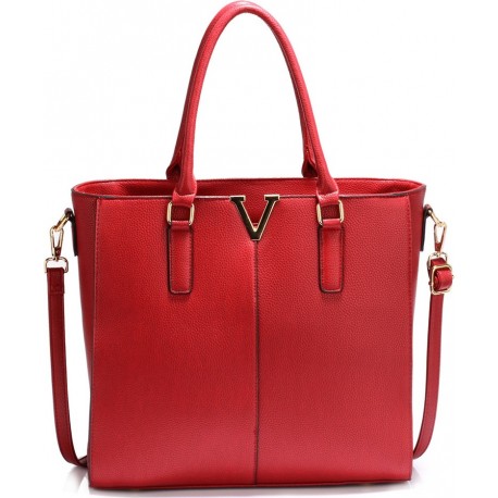 Moderní kabelka AG00420_BURGUNDY - vínová - Anna Grace