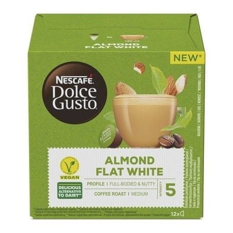 Kapsle Dolce Gusto - Mandlový Flat White - veganské - 12 ks - Nescafé
