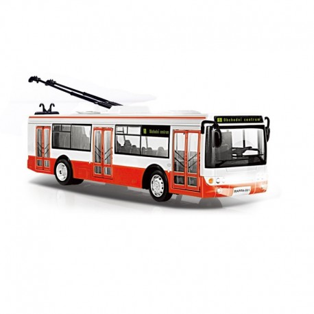 Trolejbus s hlášením českých zastávek - 28 cm - Rappa