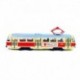 Tramvaj Tatra T3 hlásící zastávky v češtině - 28 cm - I Love Prague - Rappa
