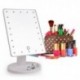 Kosmetické make-up zrcátko s LED osvětlením - bílé
