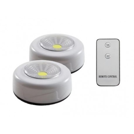 LED světla na dálkové ovládání - 2 ks