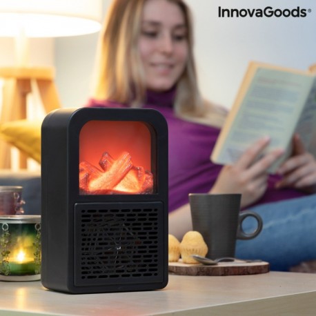 Stolní ohřívač s efektem 3D plamene - Flehatt - InnovaGoods